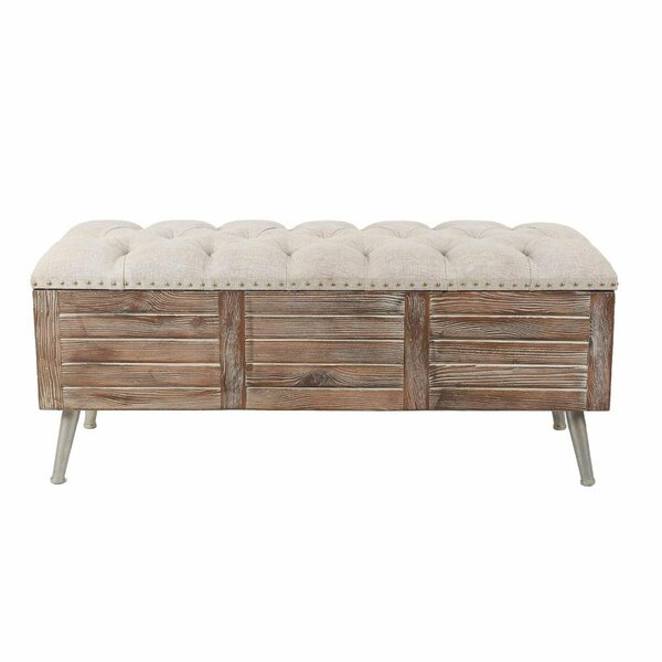 Facelift First Luxen Home 47.4in. W Upholstered Wood Bench FA2684119